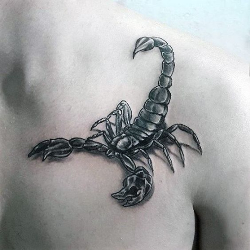 Hình xăm nghệ thuật tatoo mini bọ cạp đẹp nhất