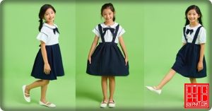 đồng phục học sinh tiểu học nữ