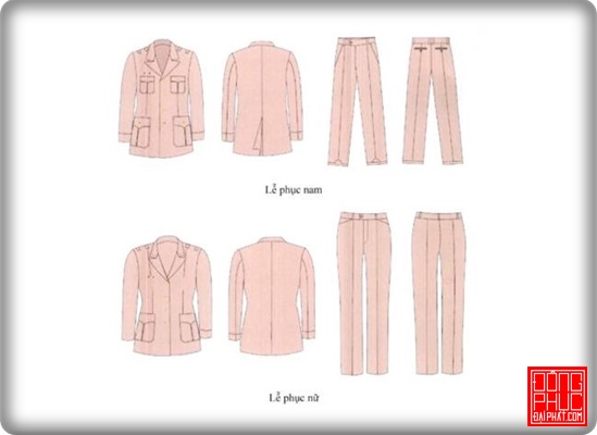 Trang phục lễ phục hải quan việt nam