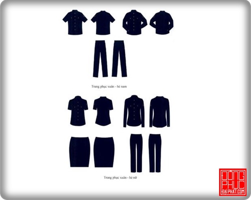 Trang phục xuân – hè hải quan việt nam