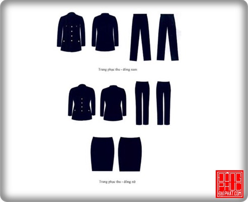 Trang phục thu - đông hải quan việt nam