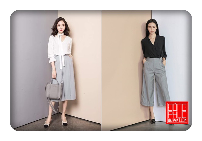 Quần tây ống rộng sang chảnh