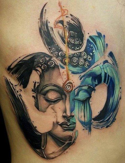 Hình xăm nghệ thuật chữ Om (biểu tượng của Phật) đẹp ý nghĩa Hình xăm chữ đẹp và ý nghĩa nhất cho nam và nữ - Số 21