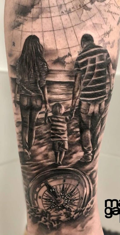 Gợi ý cho bạn hình xăm cha mẹ kín tay dắt con ý nghĩa nhất nằm trong bộ sưu tập được yêu thích nhất