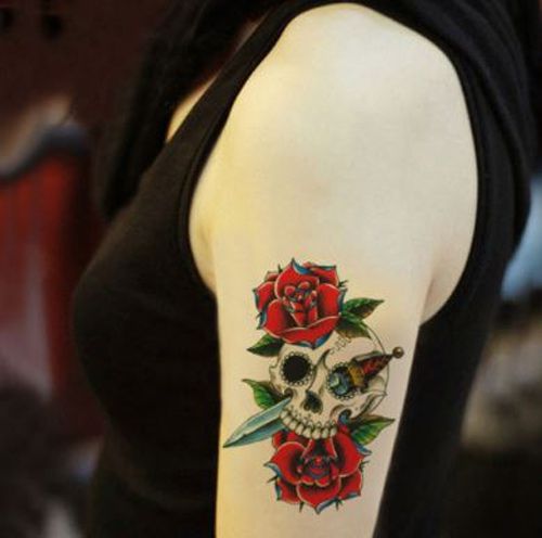 Hình ảnh xăm hoa hồng quỷ Các mẫu hình xăm hoa hồng quỷ đẹp nhất
