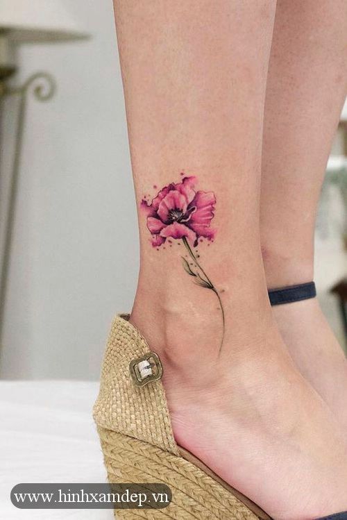 Mẫu hình xăm ở chân cho nữ Nghệ thuật hình xăm ở chân dành cho nữ
