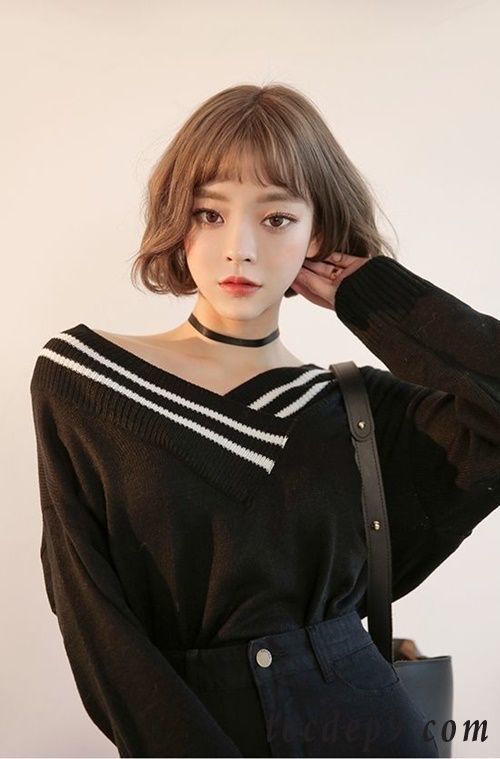 Kiểu tóc bob ngắn cho mặt dài đẹp nhất - Mẫu 3