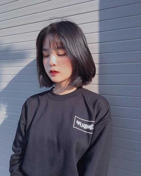 Kiểu Tóc bob duỗi cúp dễ thương đẹp nhất - Mẫu số 2 Kiểu tóc bob duỗi cúp dễ thương và trẻ trung mới nhất dành cho nữ - Hình ảnh số 2