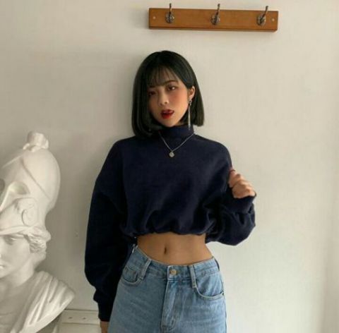 Những kiểu tóc bob duỗi thẳng đẹp nhất - Mẫu 1 Những kiểu tóc bob duỗi thẳng đẹp ưa chuộng hiện nay cho nữ - Hình ảnh số 1