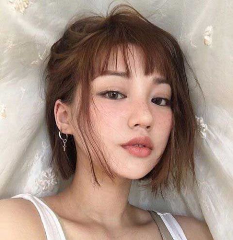 Kiểu tóc bob phong cách hàn quốc đẹp nhất - Mẫu số 2 Kiểu tóc bob phong cách Hàn Quốc đang hô mưa, gọi gió hiện nay - Hình ảnh số 2