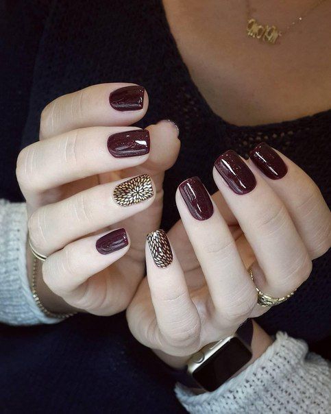 Tuyển chọn các mẫu Nail màu đỏ rượu vang đẹp - hình ảnh 3 Mẫu móng tay nail màu đỏ rượi vang đẹp nhất - hình 3