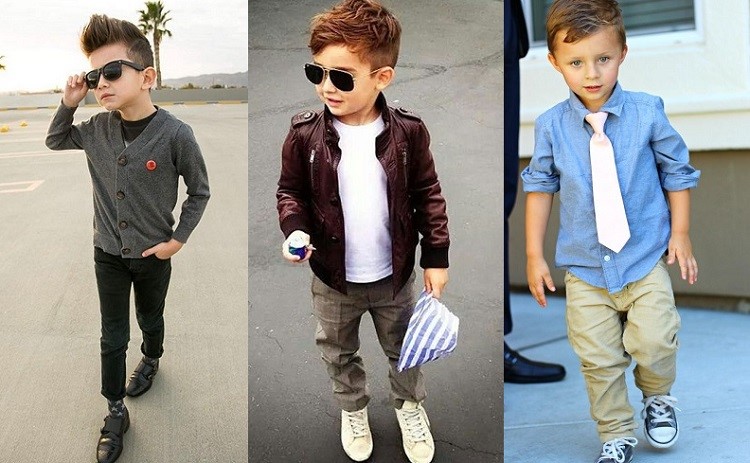 Cách phối quần áo bé trai 8 tuổi dạo phố thật phong cách - Uyên Kids