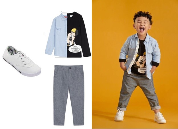Gợi ý cách phối đồ cho bé trai 2 tuổi: Cực dễ, cực chất !