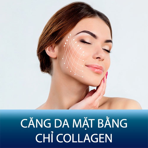 Căng da mặt bằng chỉ collagen có tốt không?
