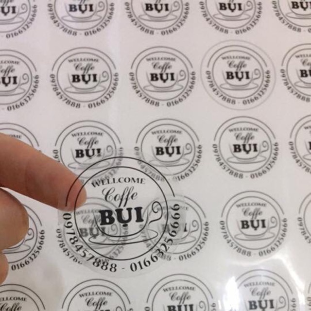 In Decal Trong dán cốc | Shopee Việt Nam