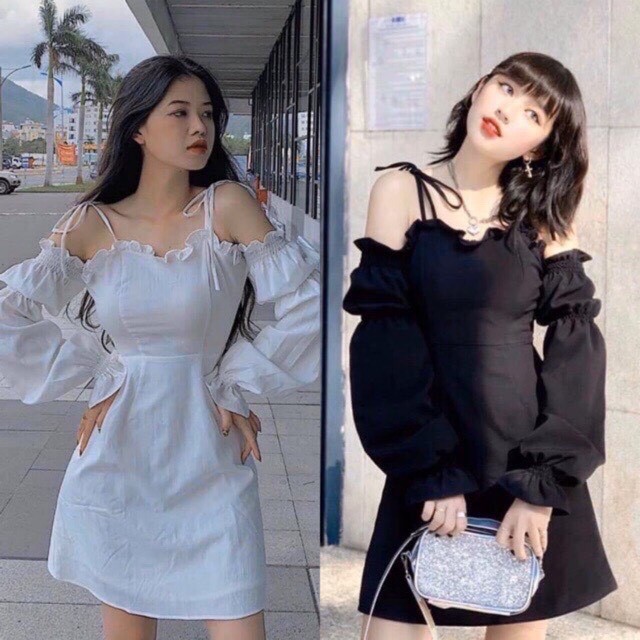 shop bán váy đẹp trên Shopee - màu sắc họa tiết của váy