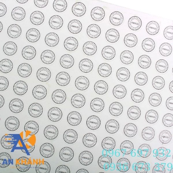 In tem bảo hành số lượng ít, giá rẻ lấy ngay tại TPHCM