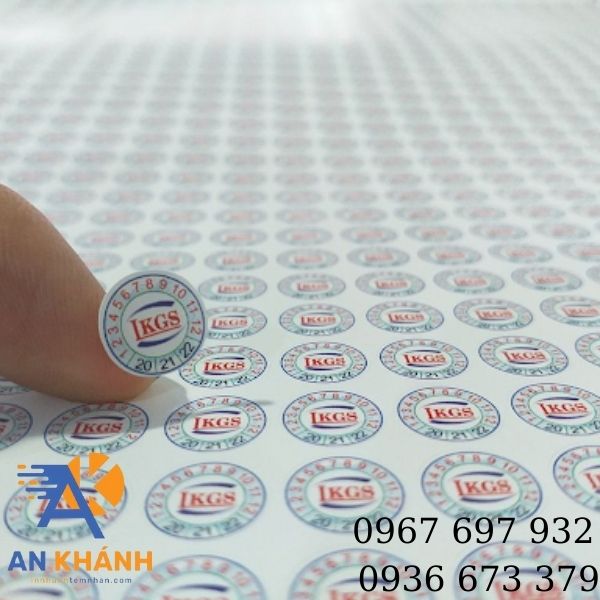 In tem bảo hành số lượng ít, giá rẻ lấy ngay tại TPHCM
