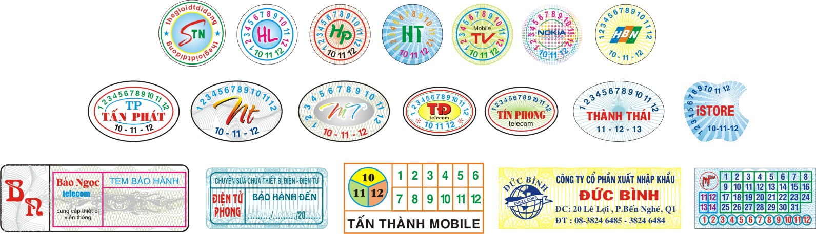 IN TEM BẢO HÀNH CHẤT LƯỢNG GIÁ RẺ HÀ NỘI