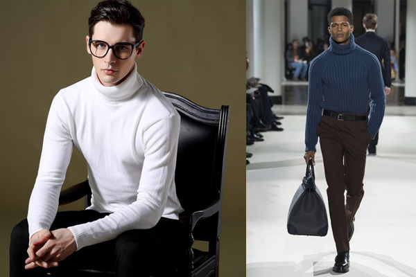 5 Cách phối đồ với áo len cổ lọ nam: Mix cho chất ! Mặc cho đẹp - Style for all