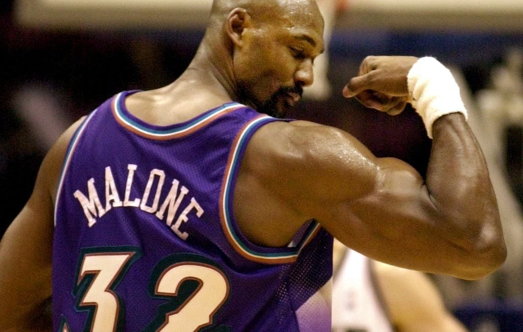 Former Jazz great Karl Malone does interview on NBA TV, and it was just amazing